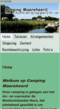Mobile Screenshot of campingmaereheerd.nl
